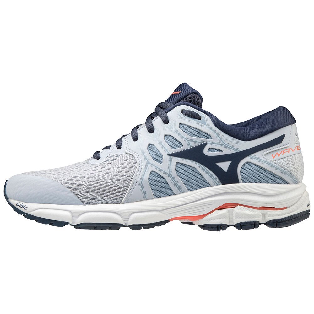 Mizuno Women's Running Shoes Wave Equate 4 Indigo/Coral - WZHDTNV-54